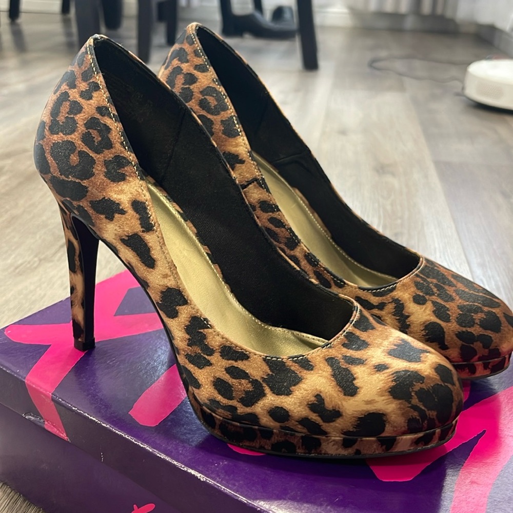 Cheetah print heels